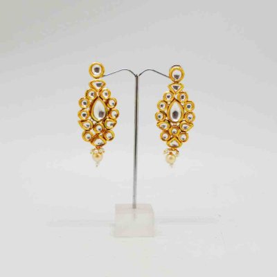 Drop Earring With Stone