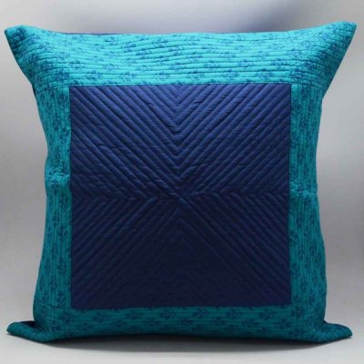 Cotton Dupion Fancy Striped Cushion Cover 