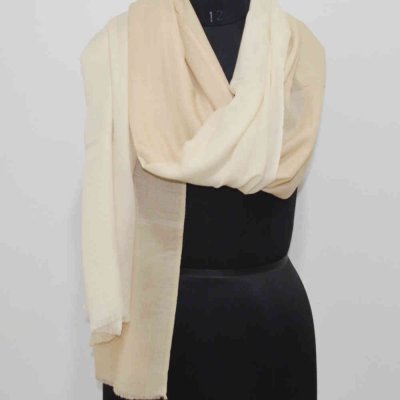 Pure Pashmina Shaded Birds Eye Weave Wrap / Stole