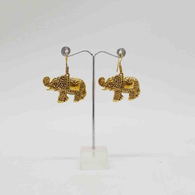 Elephant Drop Earring