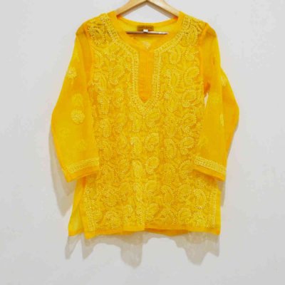 Lucknow Short Georgette Kurta 