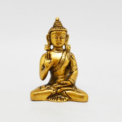 Brass Blessing Buddha In Sitting Position