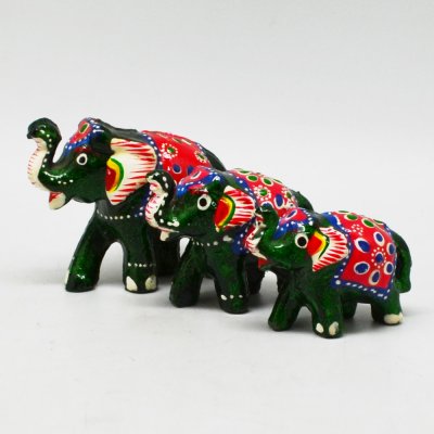 Lac Elephant Set of 3