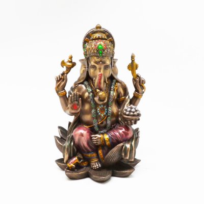 Ganesha sitting on Lotus