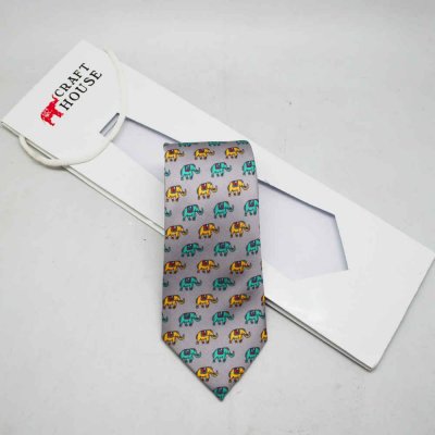 Faux Silk Printed Neck Tie