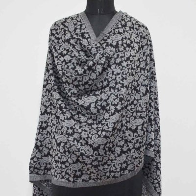 Fine wool single Kani Wrap /Stole