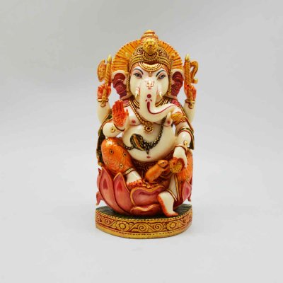 Marble Dust Ganesh Sitting