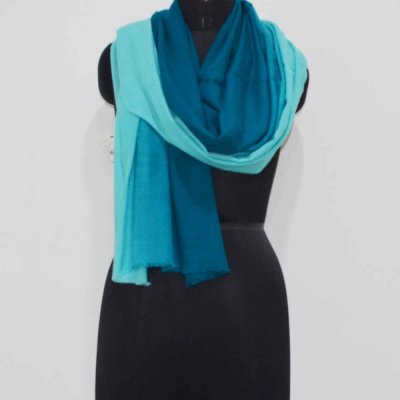 Pure Pashmina Shaded Birds Eye Weave Wrap / Stole