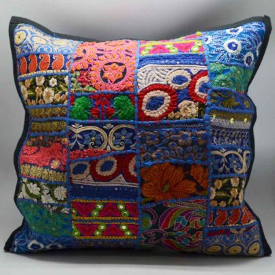 Embroidery Cotton Cushion Cover