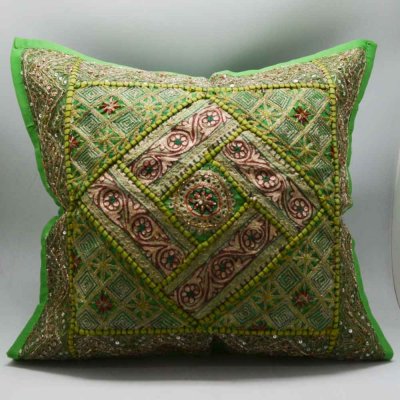 Cotton Cushion Cover with Patch Work 
