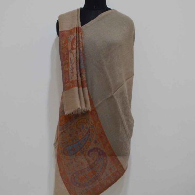 Pure Pashmina Kani Palla Wrap / Stole