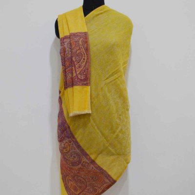 Pure Pashmina Kani Palla Wrap / Stole