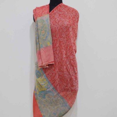 Pure Pashmina Kani Palla Wrap / Stole