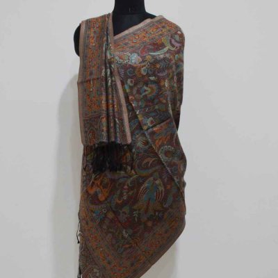 Silk Kani Gold Weave Wrap / Stole