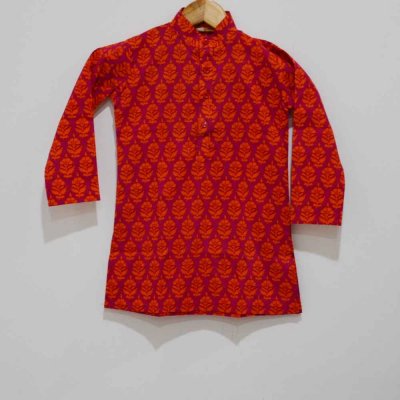 Pure Cotton Kids Kurta Pyjama