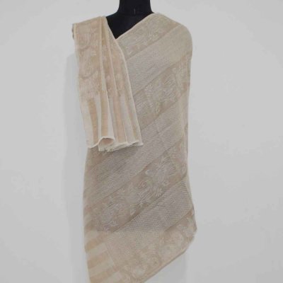 Pure Pashmina Self Weave Stole / wrap 