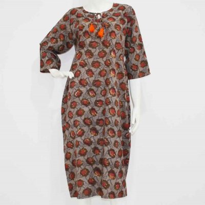 Cotton Kurti with Tassel