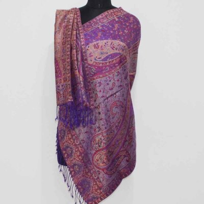 Silk Kani Gold Weave Wrap / Stole