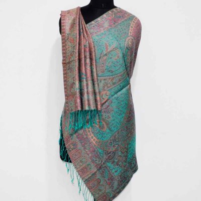 Silk Kani Gold Weave Wrap / Stole