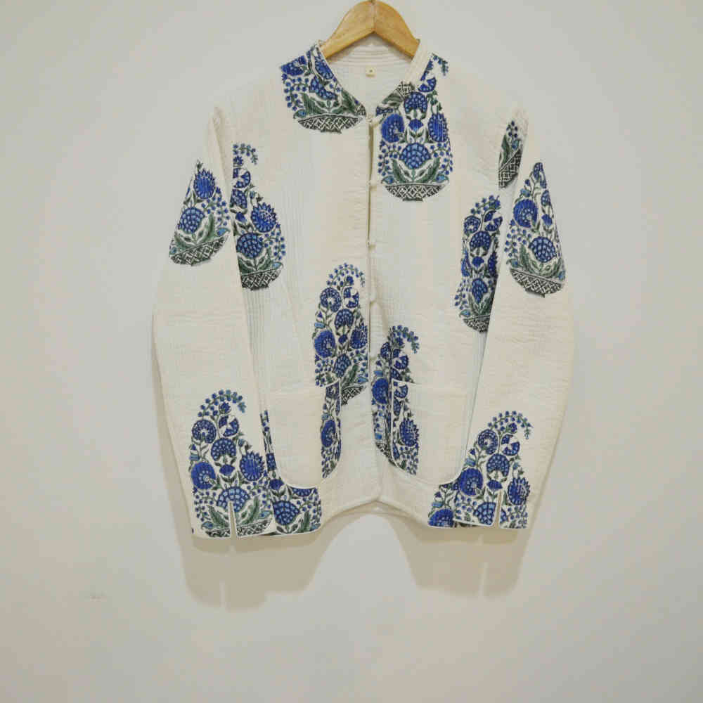 Cotton Jacket with Full sleeve | 121019 - 1 | Craft House India