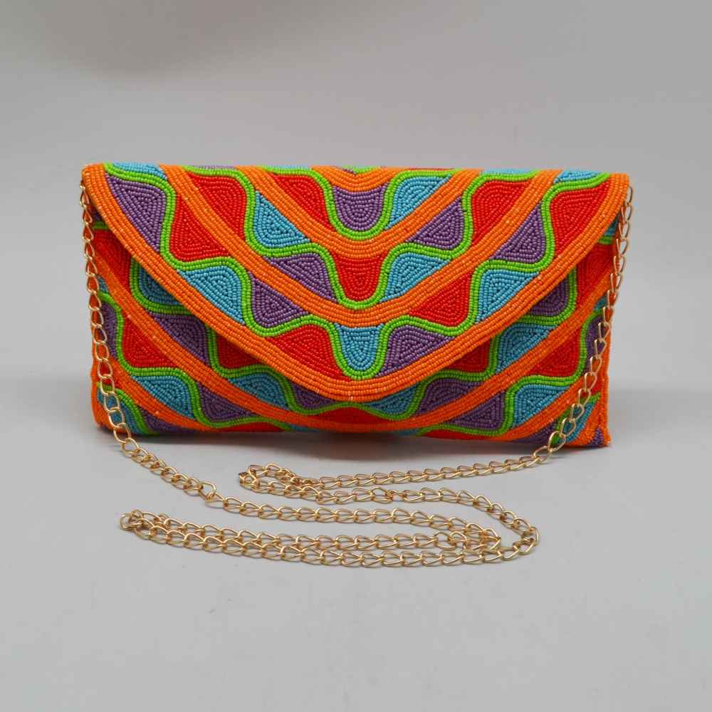 Designer Clutch Bag | 166002 - 2 | Craft House India